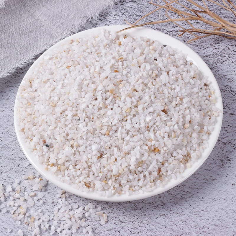 White Colored Quartz Silica Sand Filter material