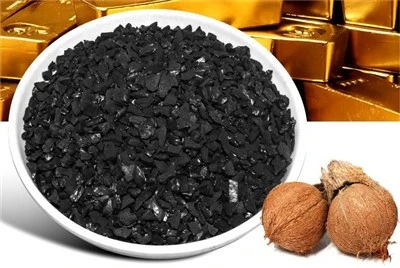 सोने की पुनर्प्राप्ति और उच्च अवशोषण दर नारियल शैल सक्रिय कार्बन