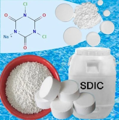 अच्छी कीमत स्विमिंग पूल जल मलजल उपचार अस्पताल कीटाणुशोधन रसायन क्लोरीन 60 प्रतिशत एसडीआईसी टैबलेट पाउडर दानेदार