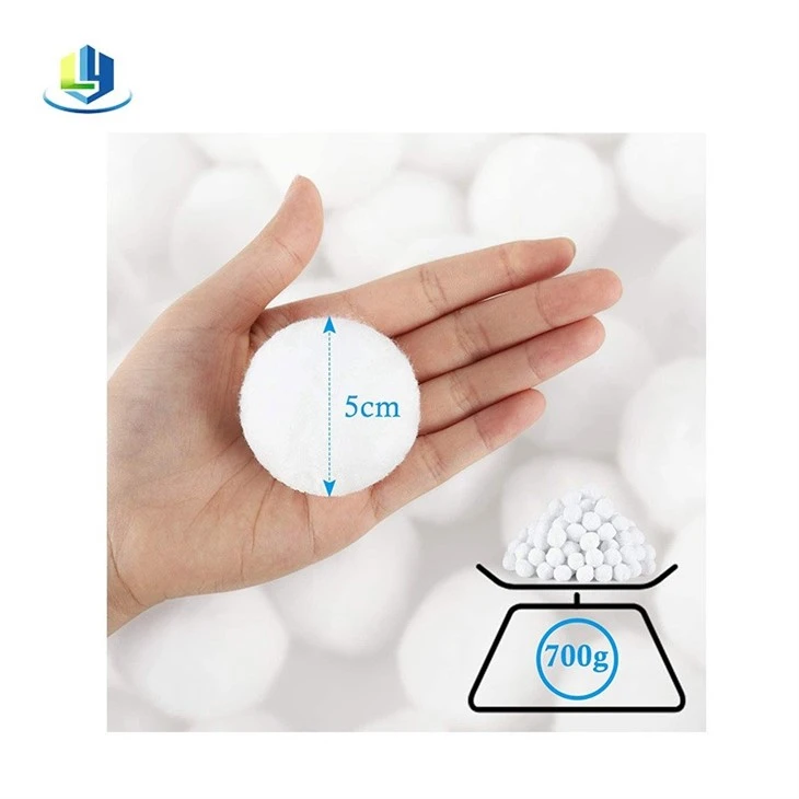 High-quality Polyester Fiber Ball 3 Lbs Pool Filter Balls, Pool Filter Sand Eco-Friendly Filter Media For Swimming Pool